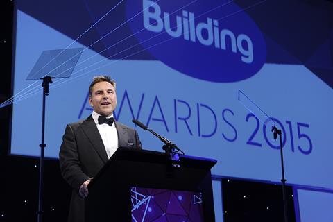 David Walliams hosting the Building awards